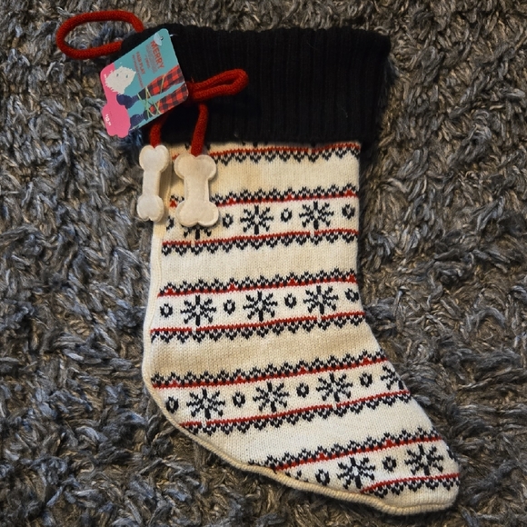 Holiday Knit Dog Stocking (FREE With Any Purchase) - Picture 1 of 2